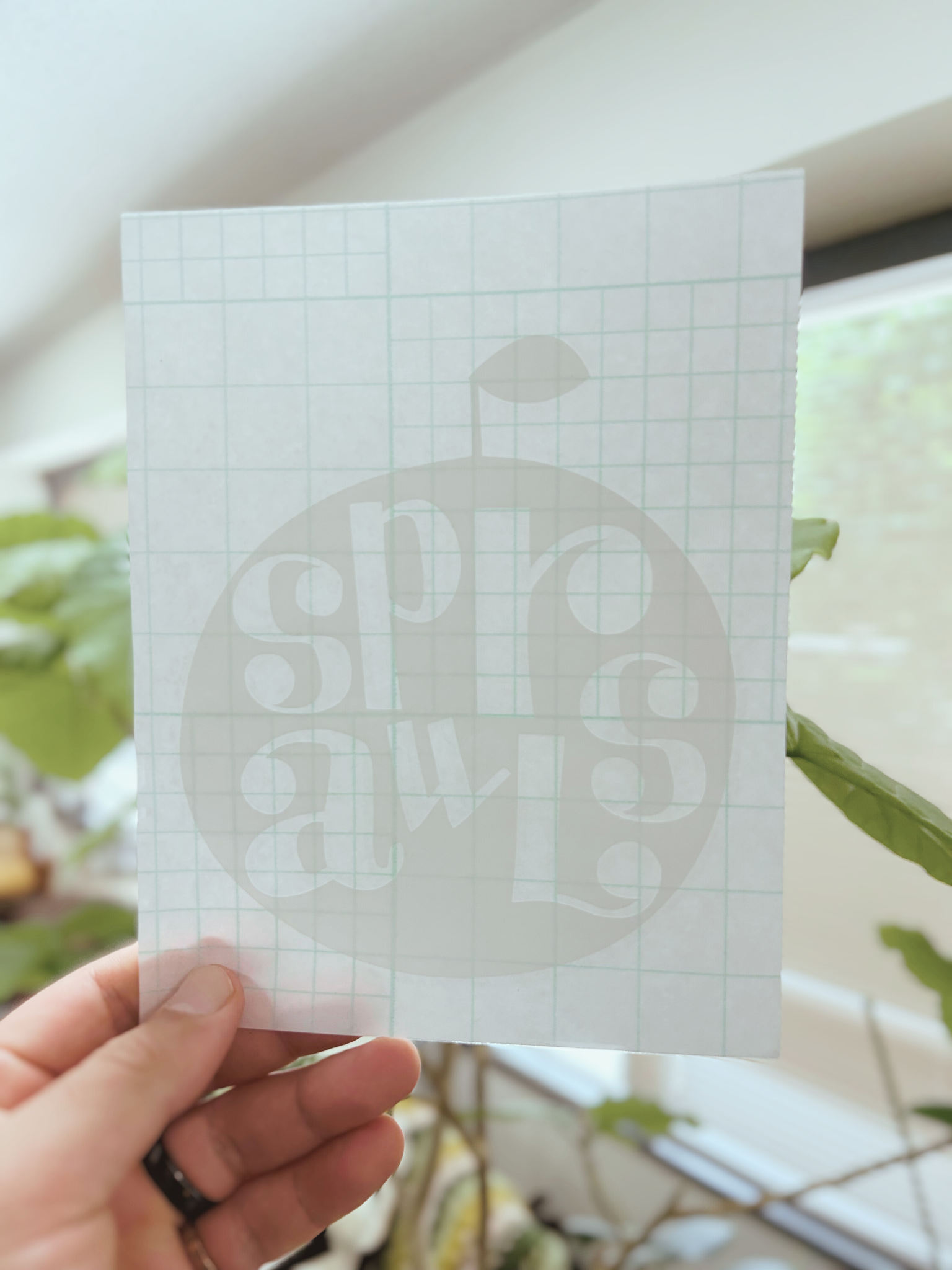 SPRAWLS Classic Logo Sticker クリアステッカー カッティングシール S-004