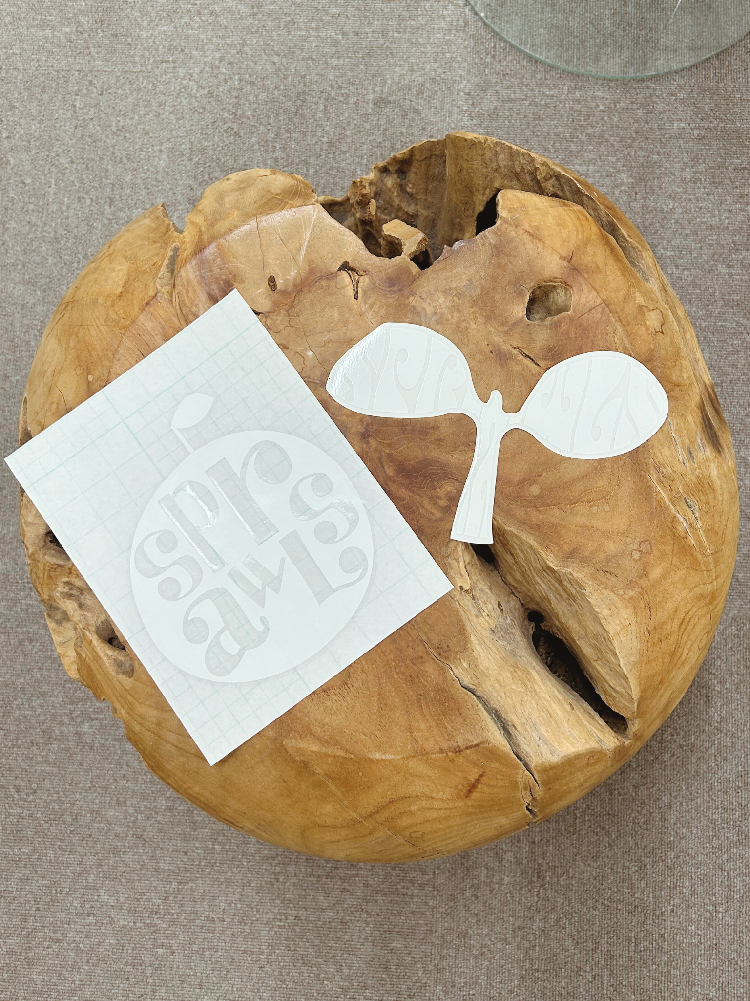 SPRAWLS Classic Logo Sticker クリアステッカー カッティングシール S-004