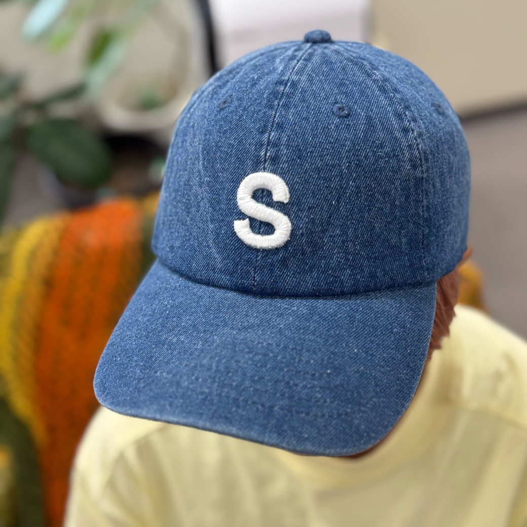 S Embroidery Denim Cap SRC-259