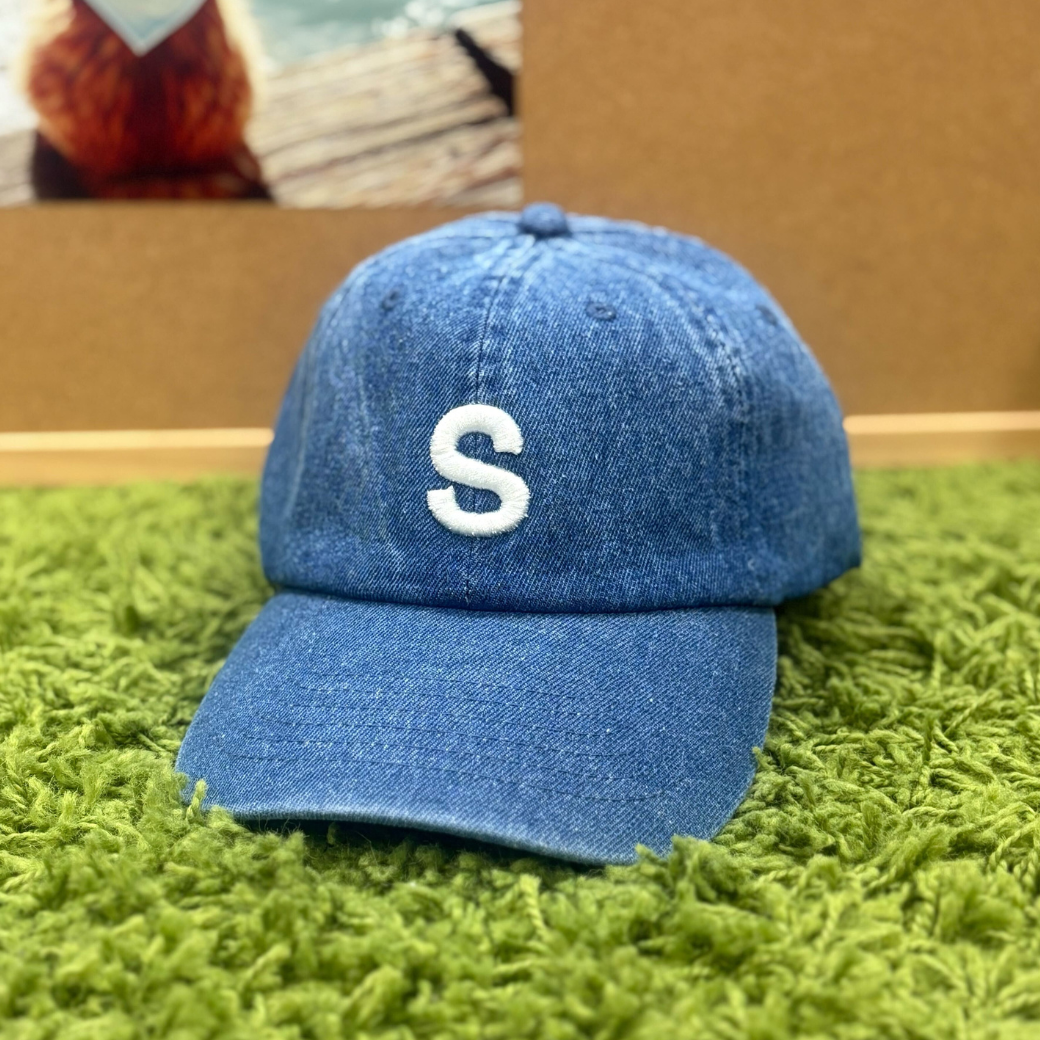 S Embroidery Denim Cap SRC-259