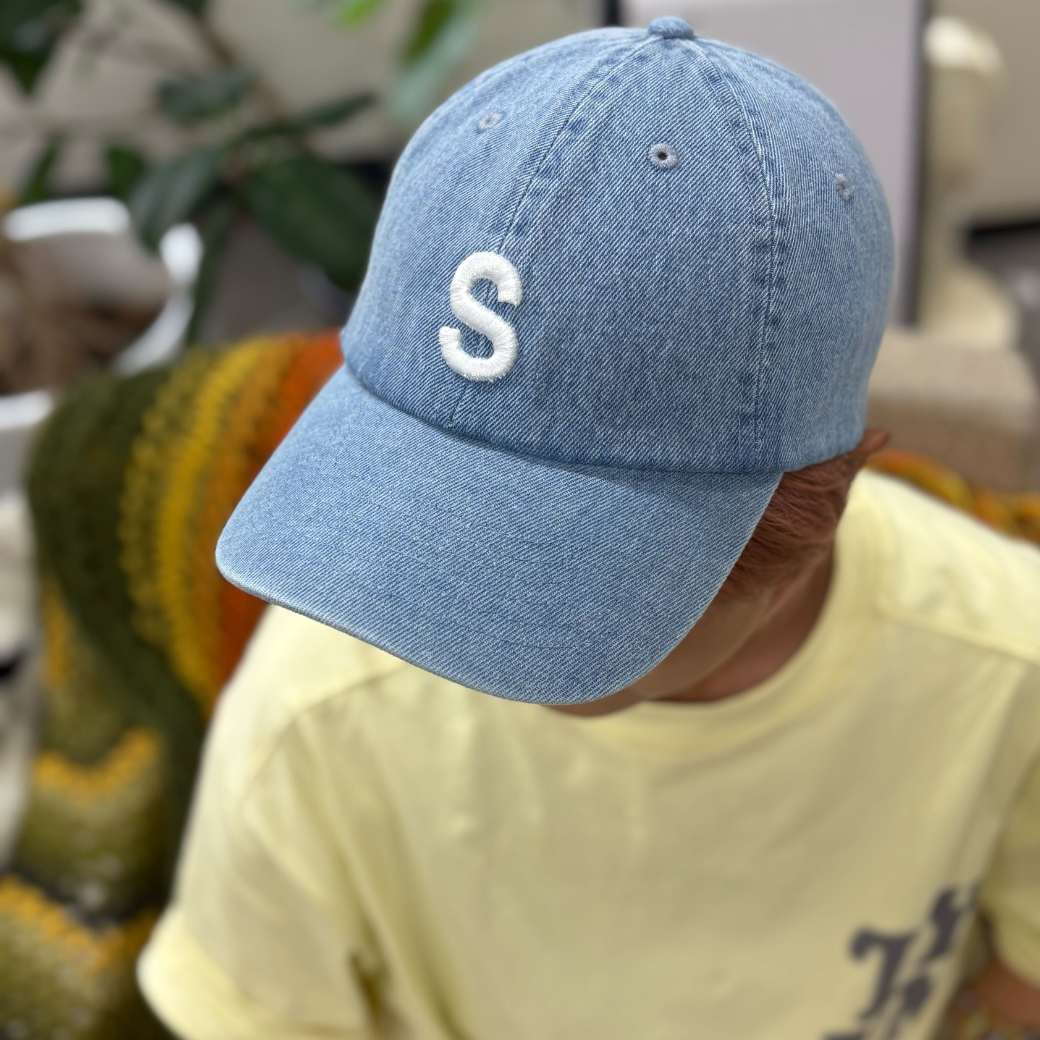 S Embroidery Denim Cap SRC-259