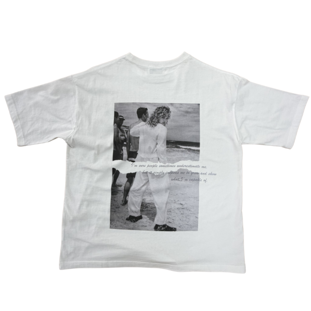 "JUST ADD WATER" Photo Print Tee SSL-588-1