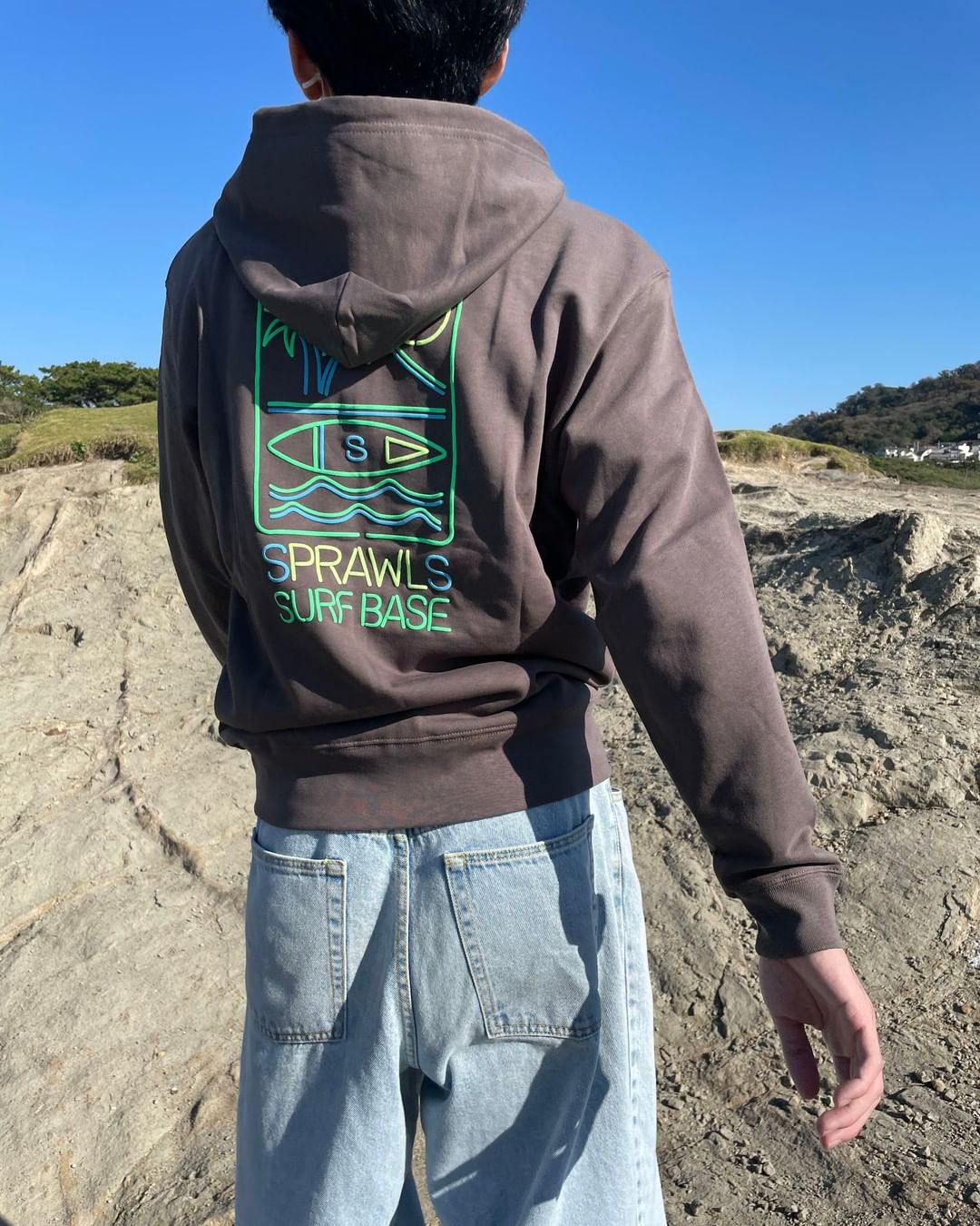 Neon Board Design Zip Hoodie 10oz SFL-373
