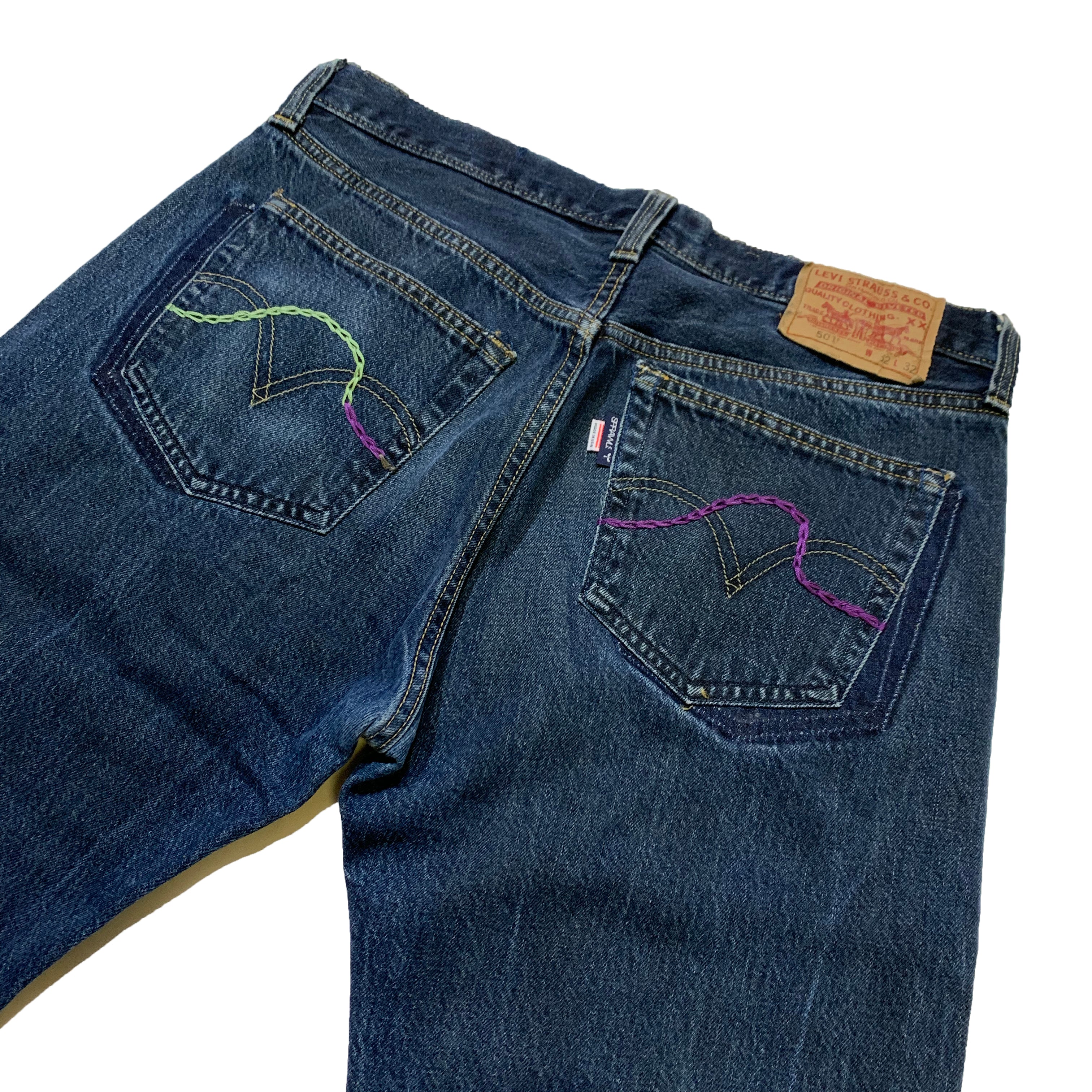 SPRAWLS Levis501 リメイクデニム