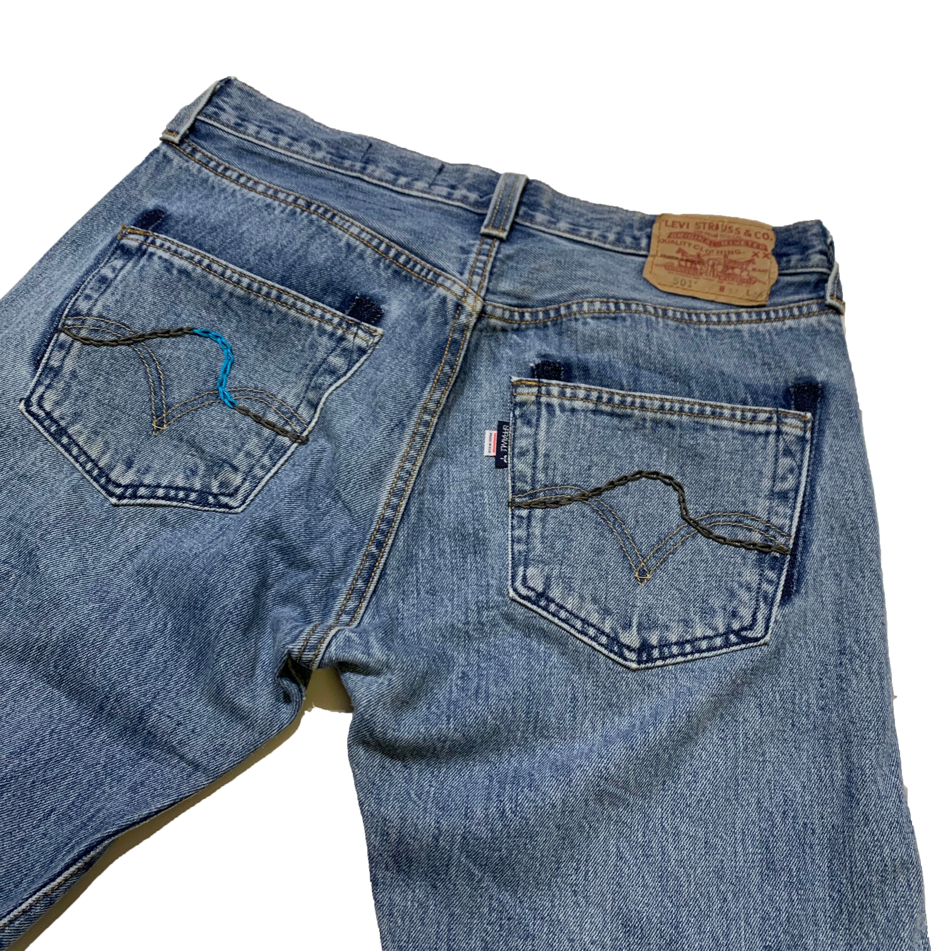 SPRAWLS Levis501 リメイクデニム