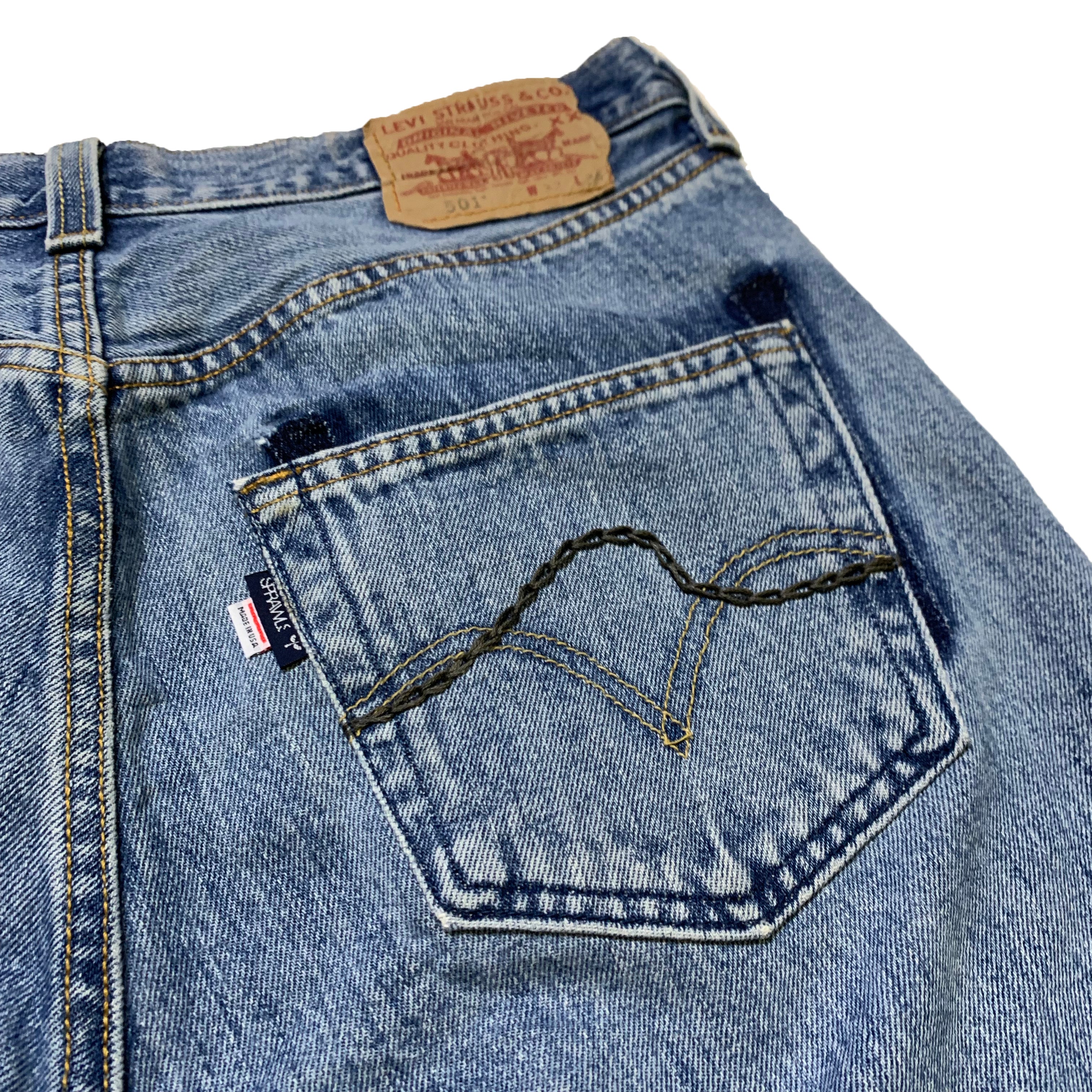 SPRAWLS Levis501 リメイクデニム