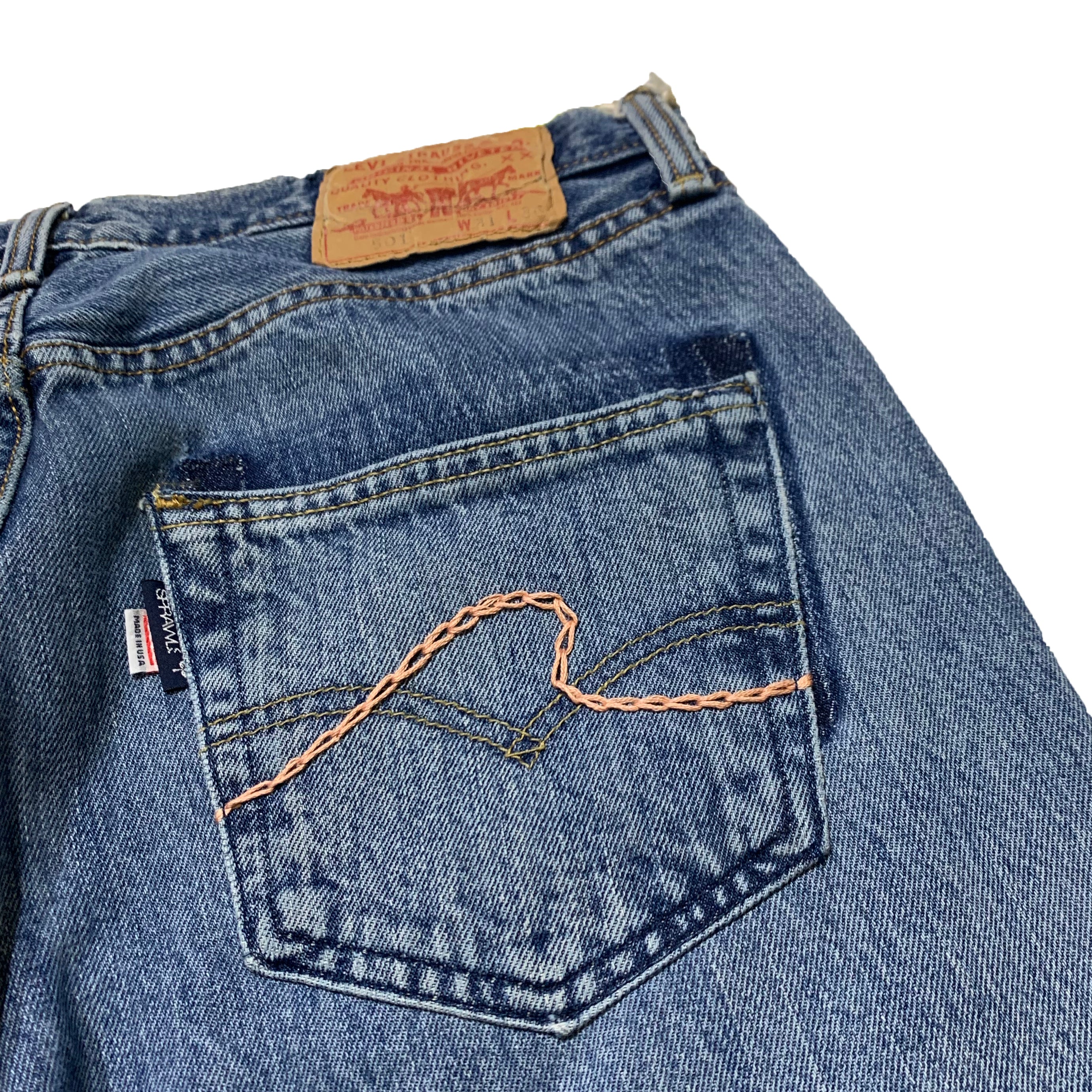 SPRAWLS Levis501 リメイクデニム