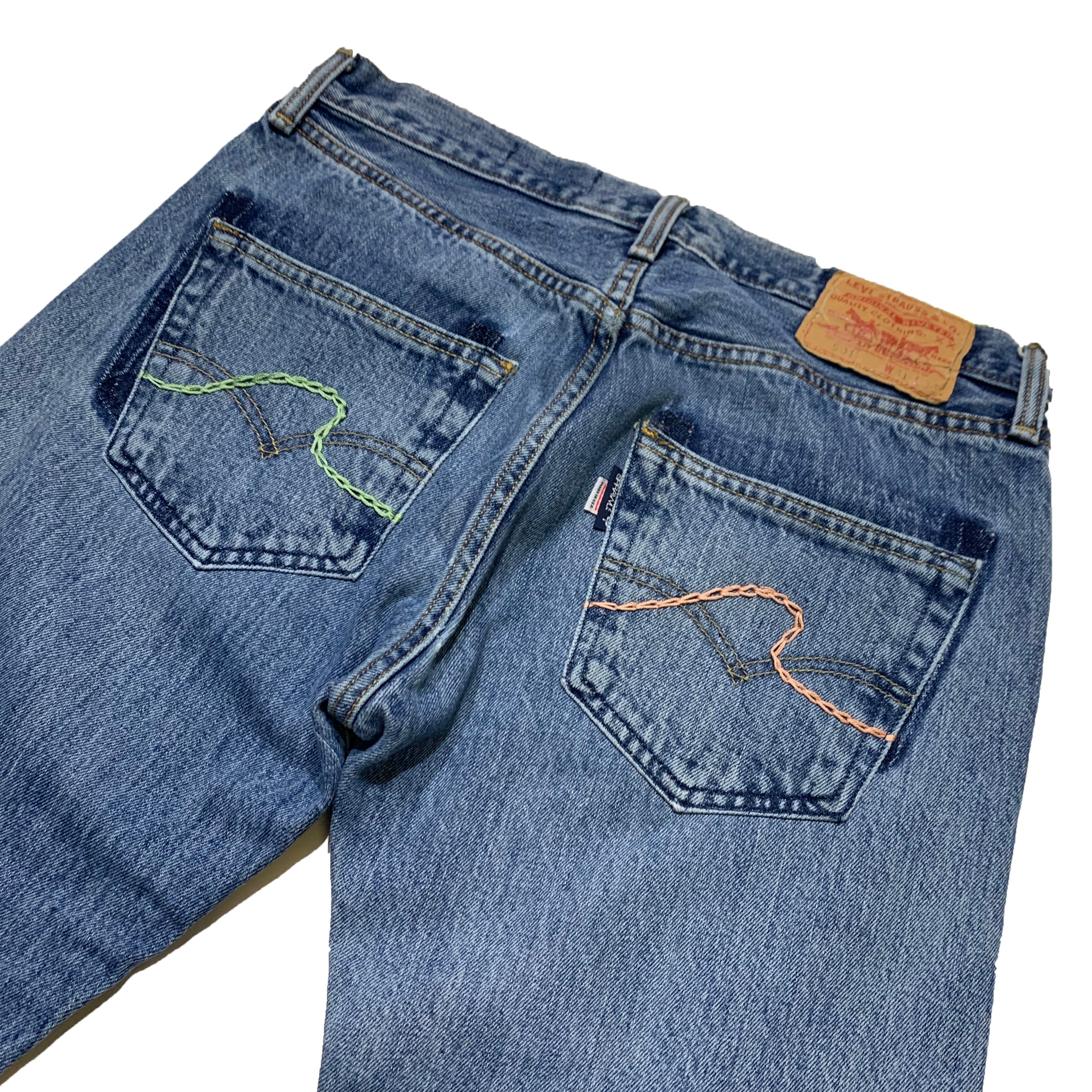 SPRAWLS Levis501 リメイクデニム