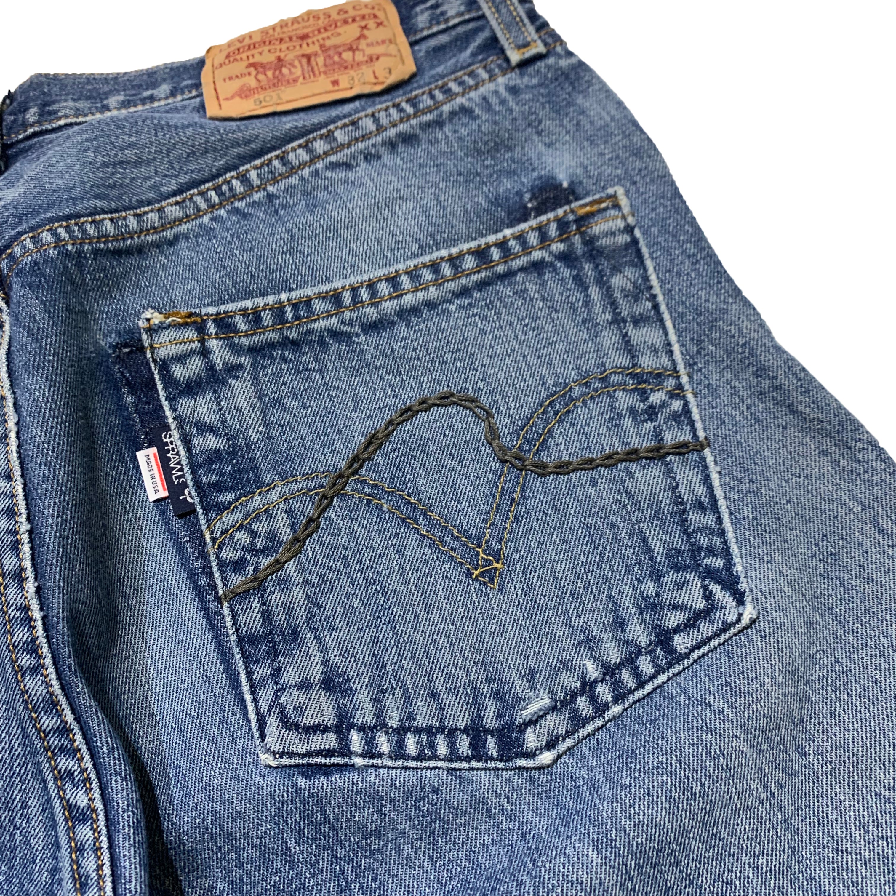 SPRAWLS Levis501 リメイクデニム