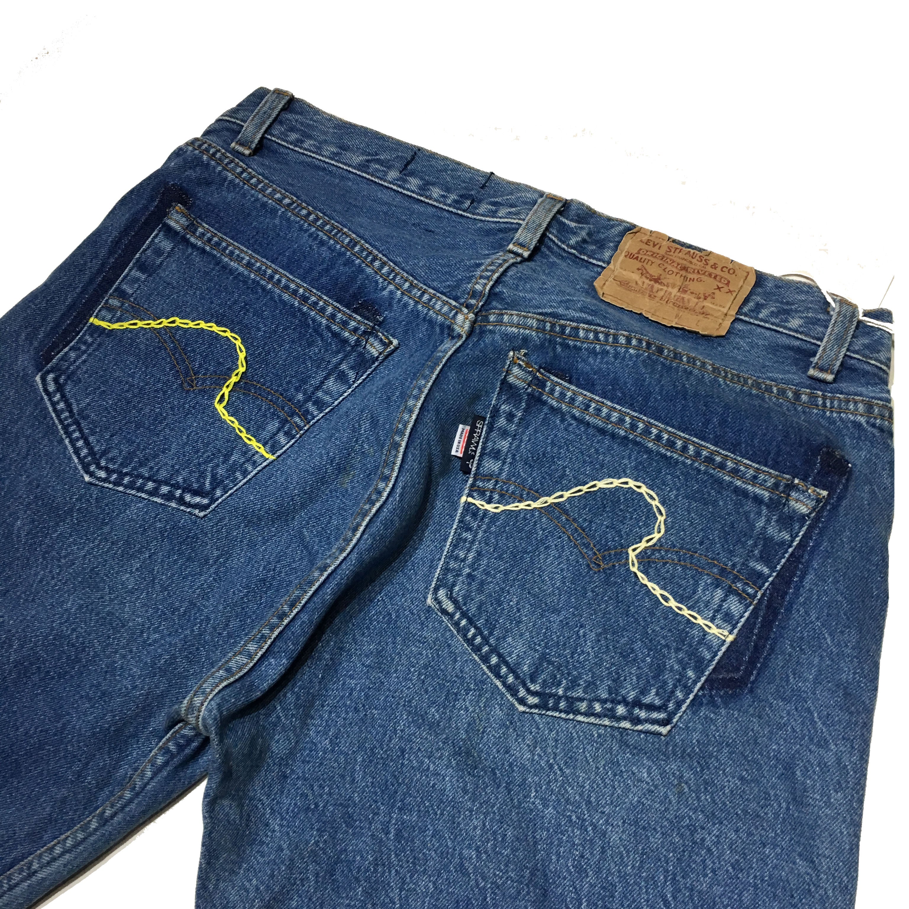 RE CUT SUPPLY×SPRAWLS コラボアイテム Levis501 リメイクデニム SAD-008