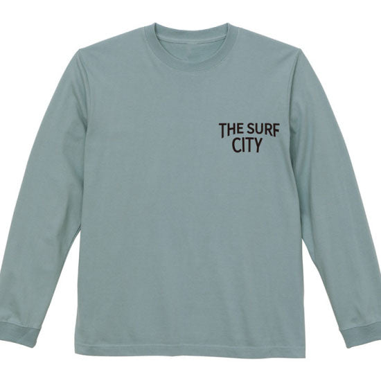 Surfboard logo long Tee 5.6oz SFL-429