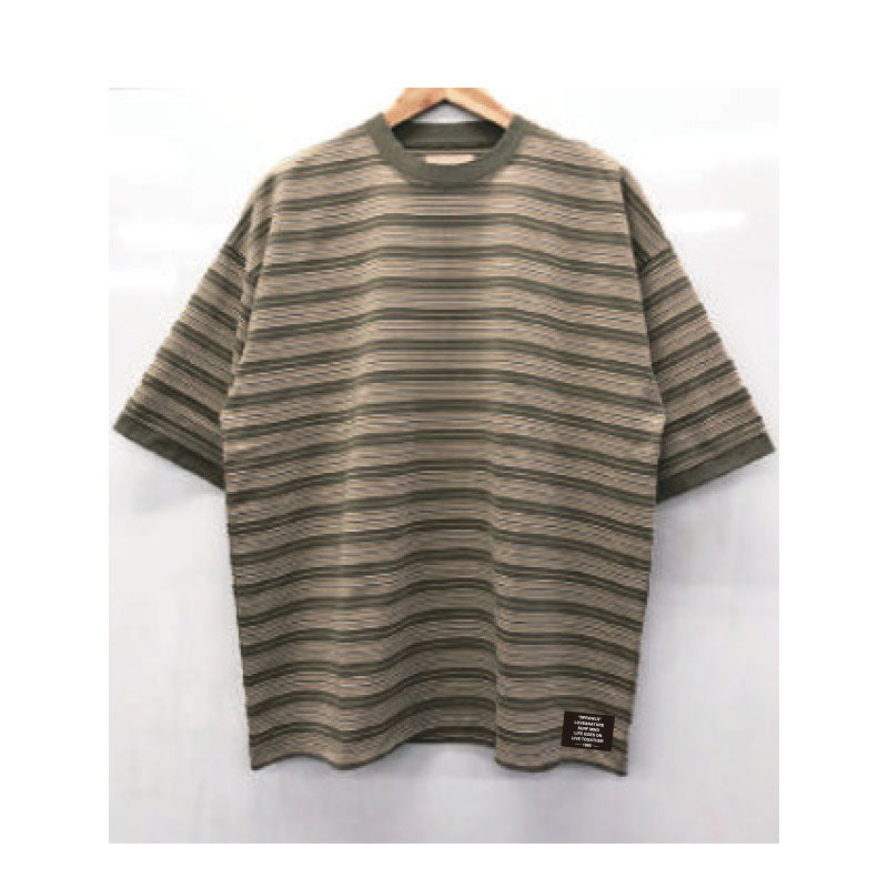 リサイクルコットン リカバー ボーダーTシャツ