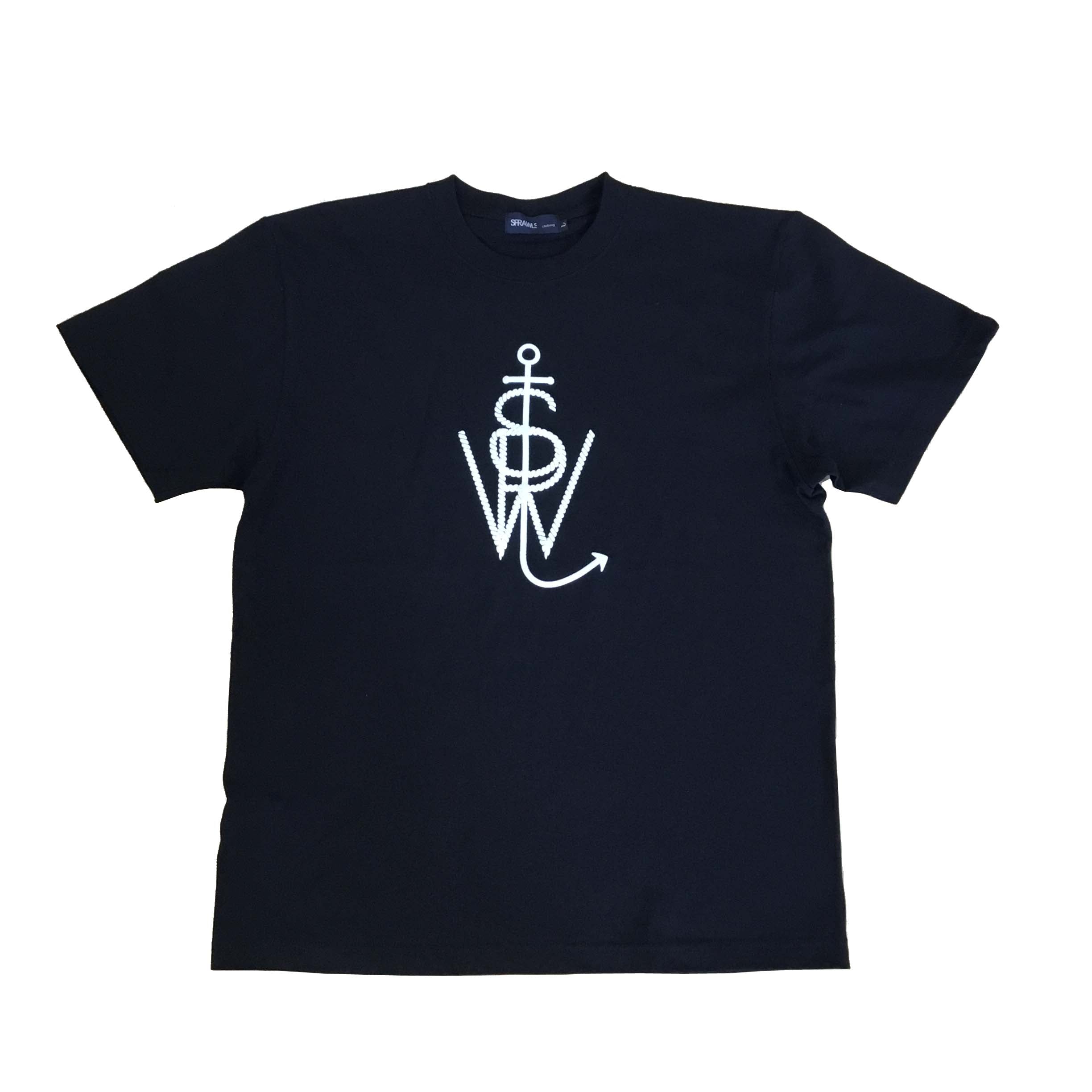Tシャツ 発砲プリント イカリデザイン