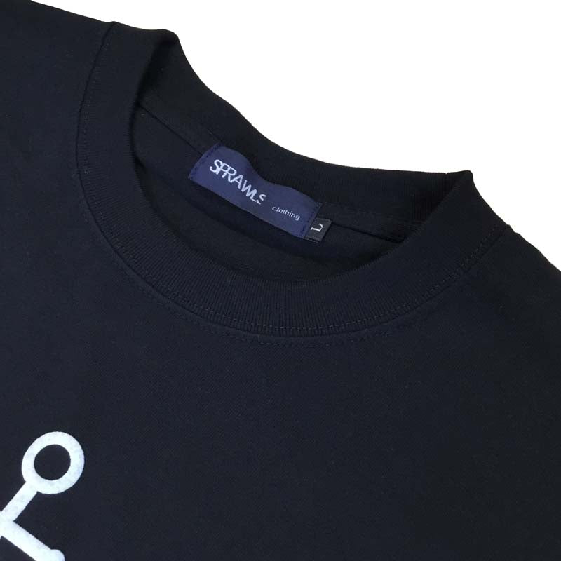 Tシャツ 発砲プリント イカリデザイン