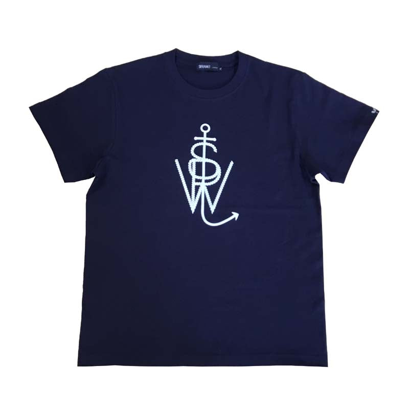 Tシャツ 発砲プリント イカリデザイン