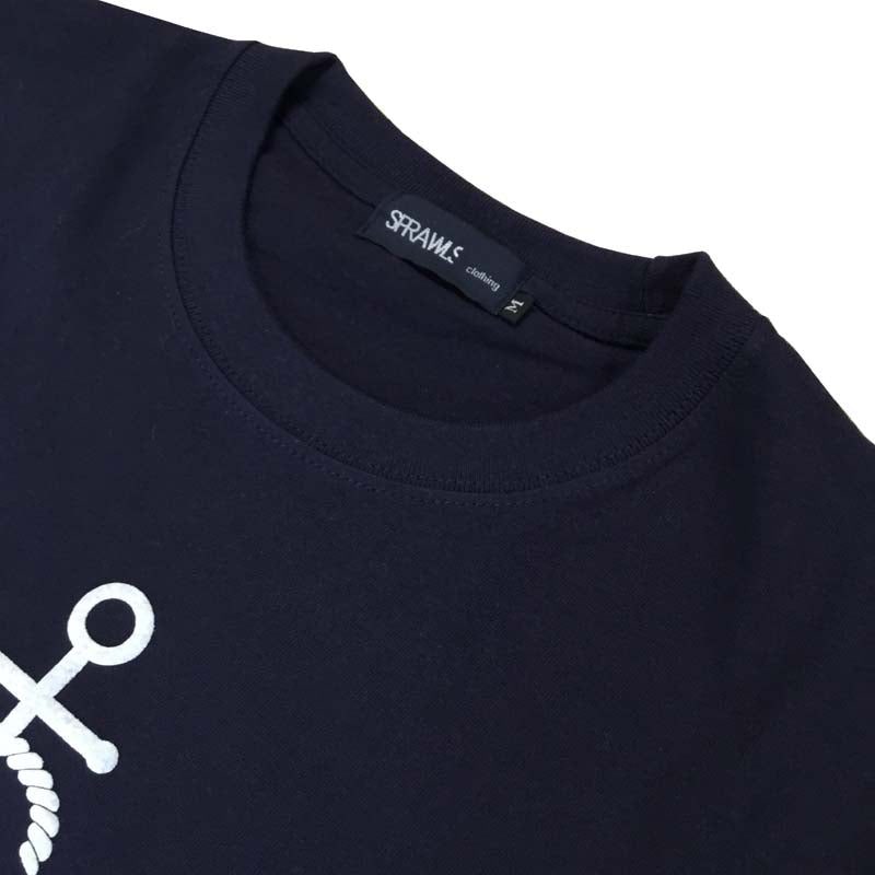 Tシャツ 発砲プリント イカリデザイン