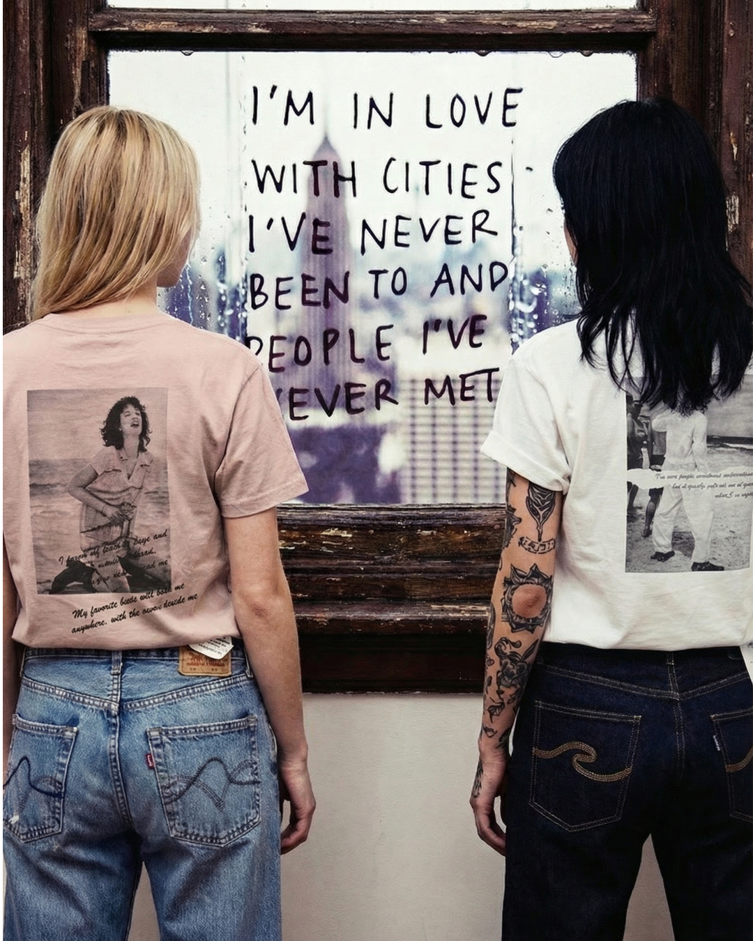 "JUST ADD WATER" Photo Print Tee SSL-588