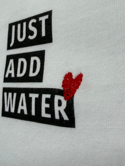 "JUST ADD WATER" Photo Print Tee SSL-588