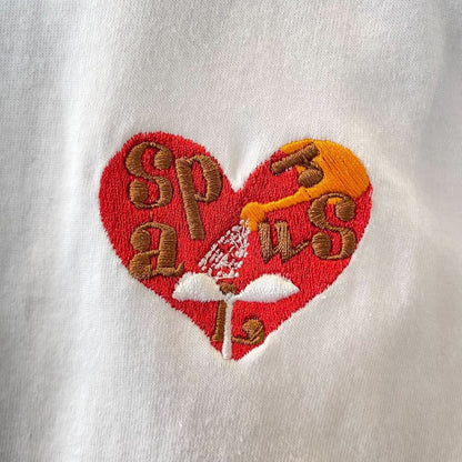 Heart 刺繍 Tee SSL-542