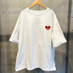 Heart 刺繍 Tee SSL-542