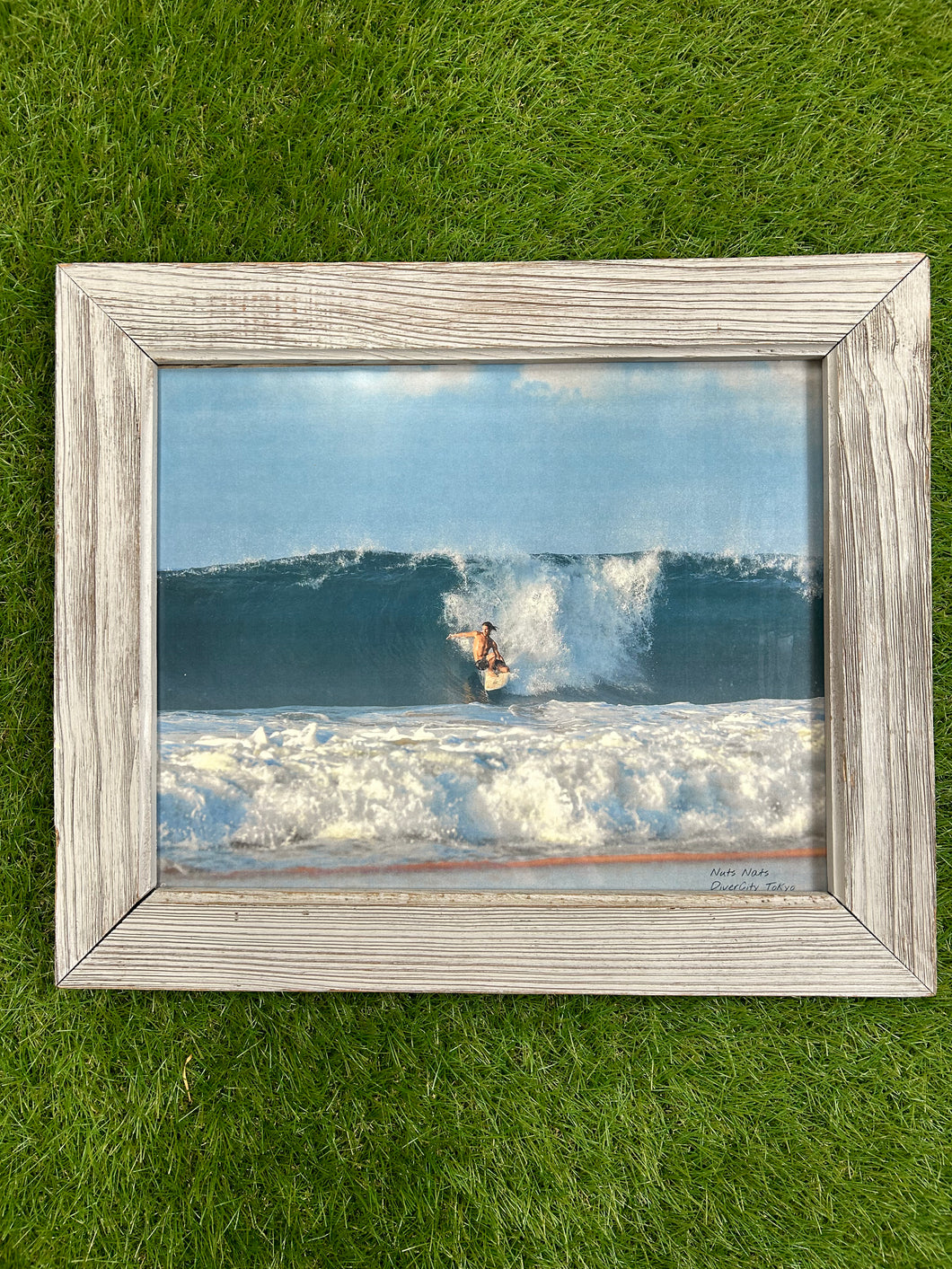 Barnwood Picture Frames 11×14inch サイズ w/NutsNats　DiverCity限定ポスター