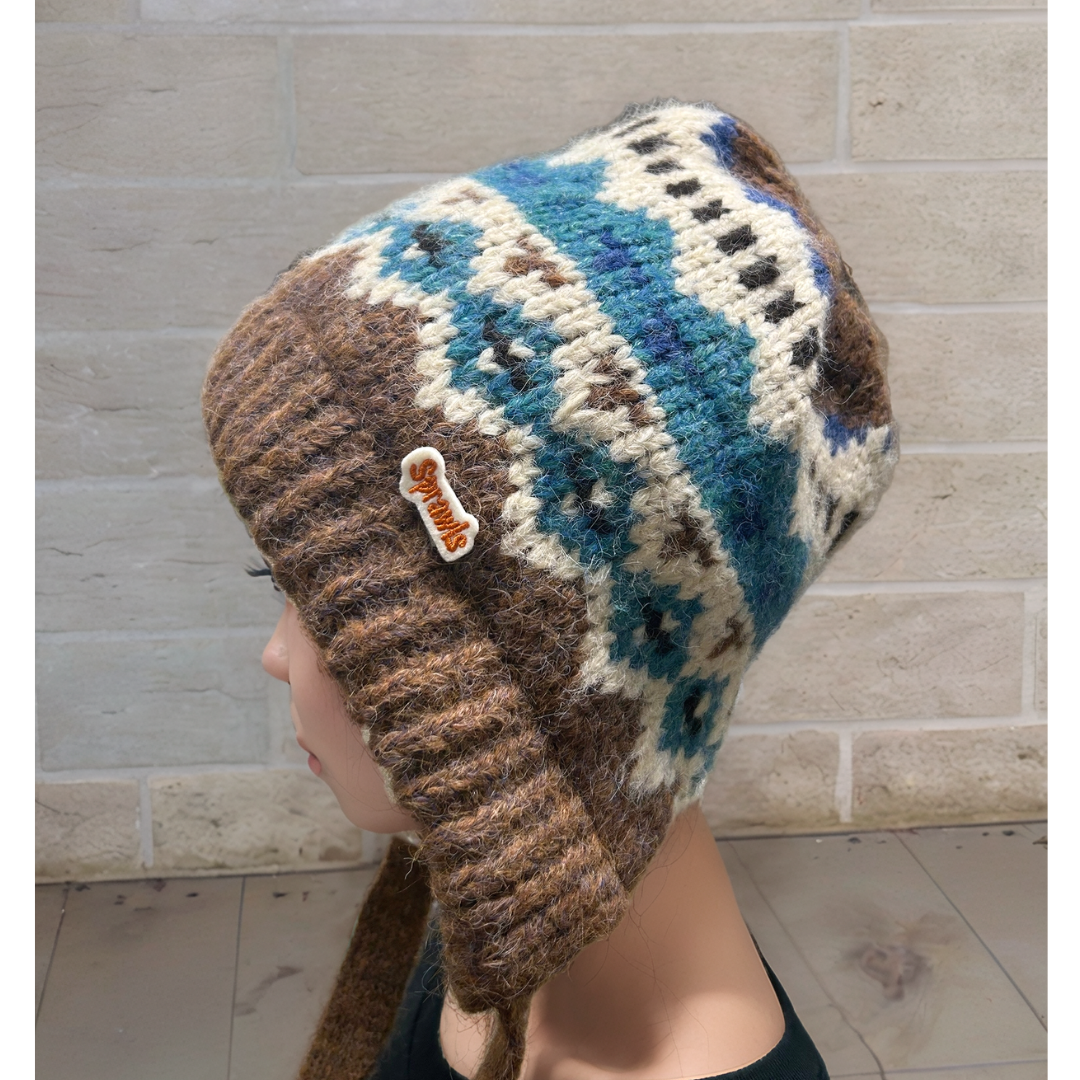 Geometric Nordic Knit Cap　SRC-264