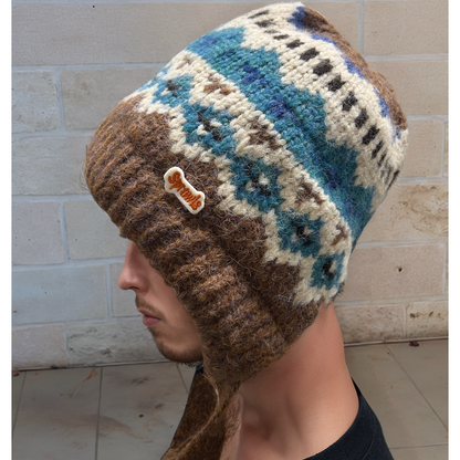 Geometric Nordic Knit Cap　SRC-264