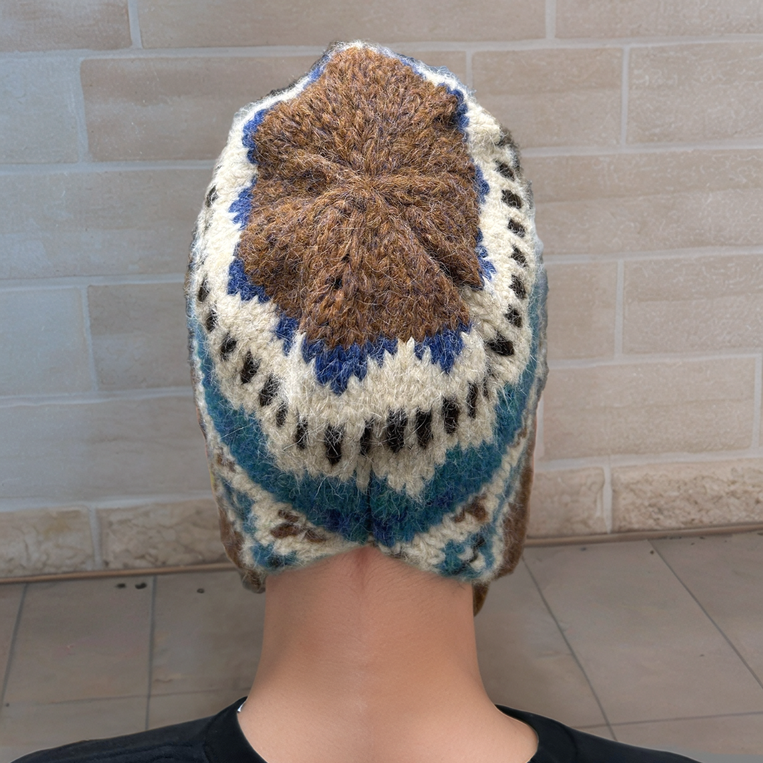 Geometric Nordic Knit Cap　SRC-264