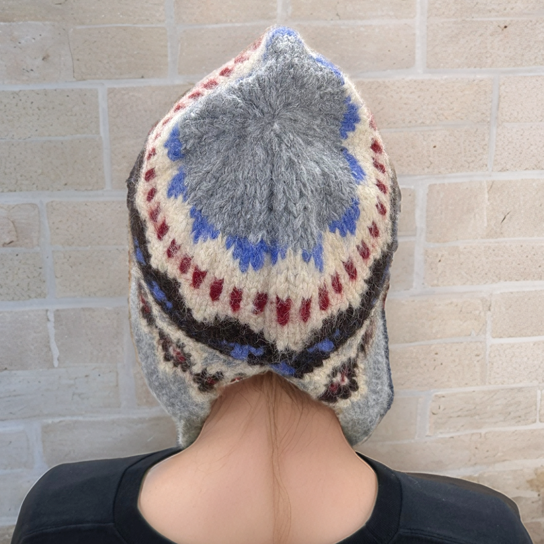 Geometric Nordic Knit Cap　SRC-264