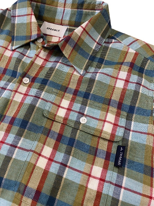 2023 Sprawls flannel Shirts SHL-040