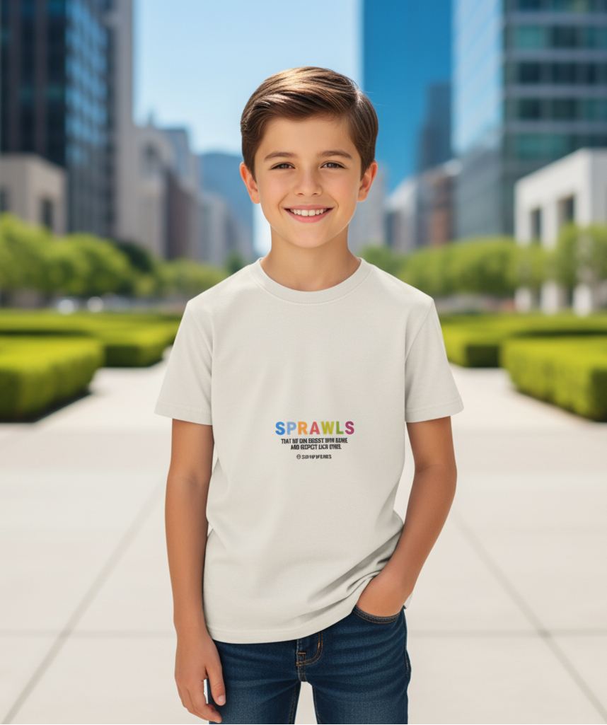 SPRAWLS rainbow logo Kids Tee SSK-004