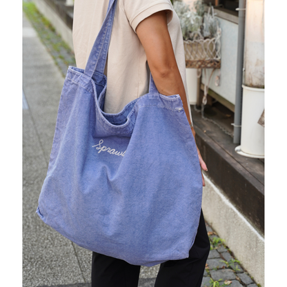 Vintage large canvas tote bag SRC-261