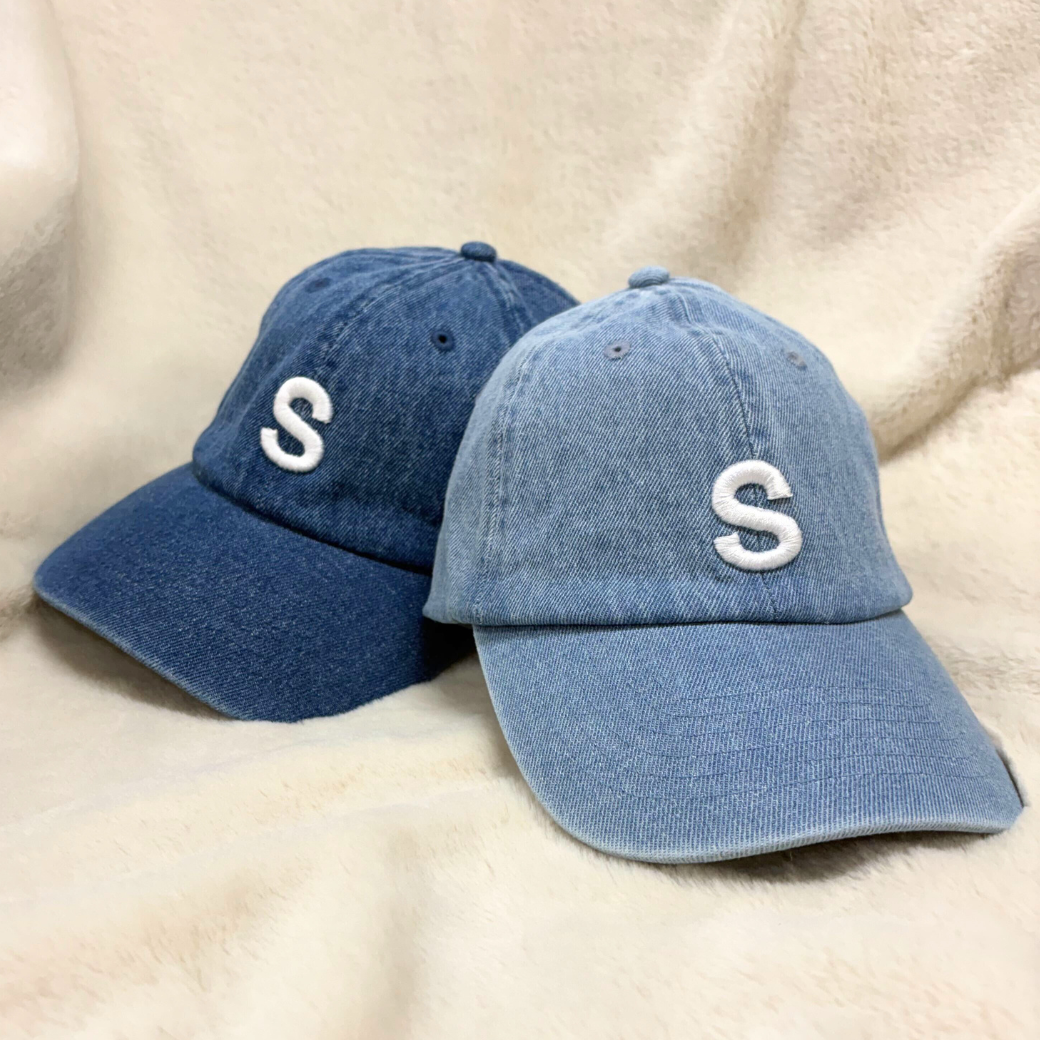 S Embroidery Message Denim Cap SRC-270