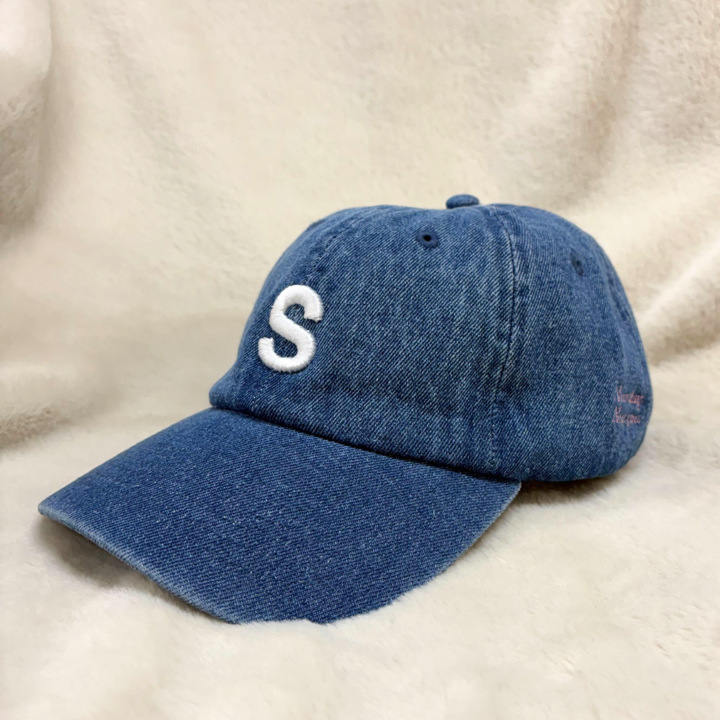 S Embroidery Message Denim Cap SRC-270