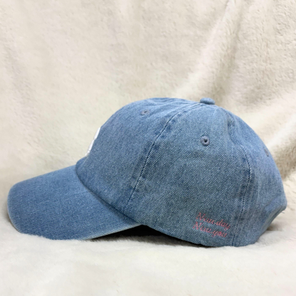 S Embroidery Message Denim Cap SRC-270