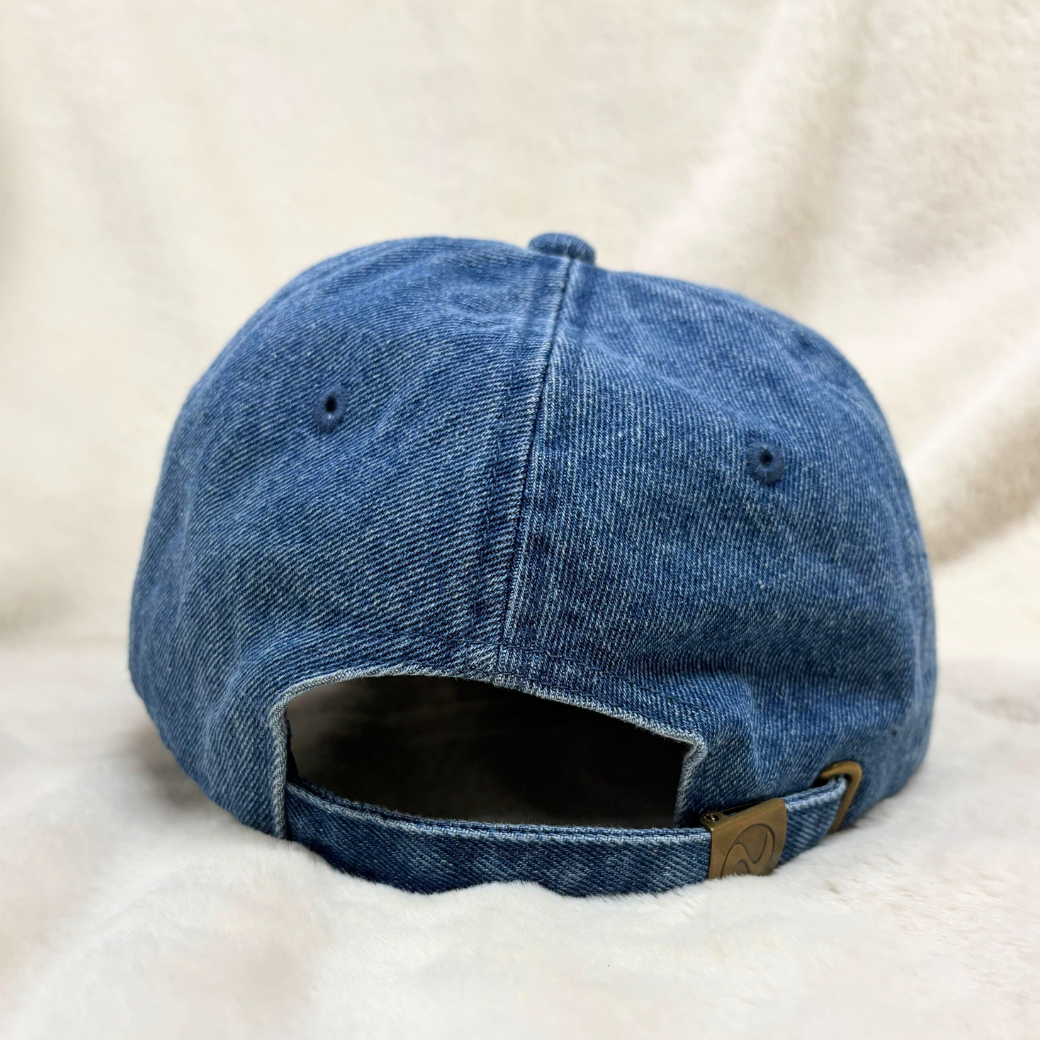 S Embroidery Message Denim Cap SRC-270