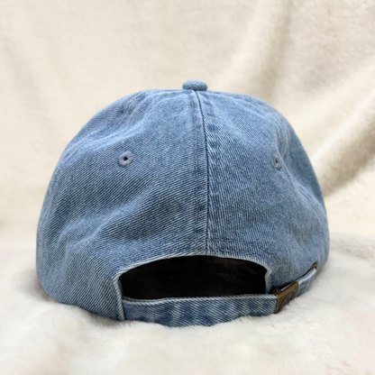S Embroidery Message Denim Cap SRC-270