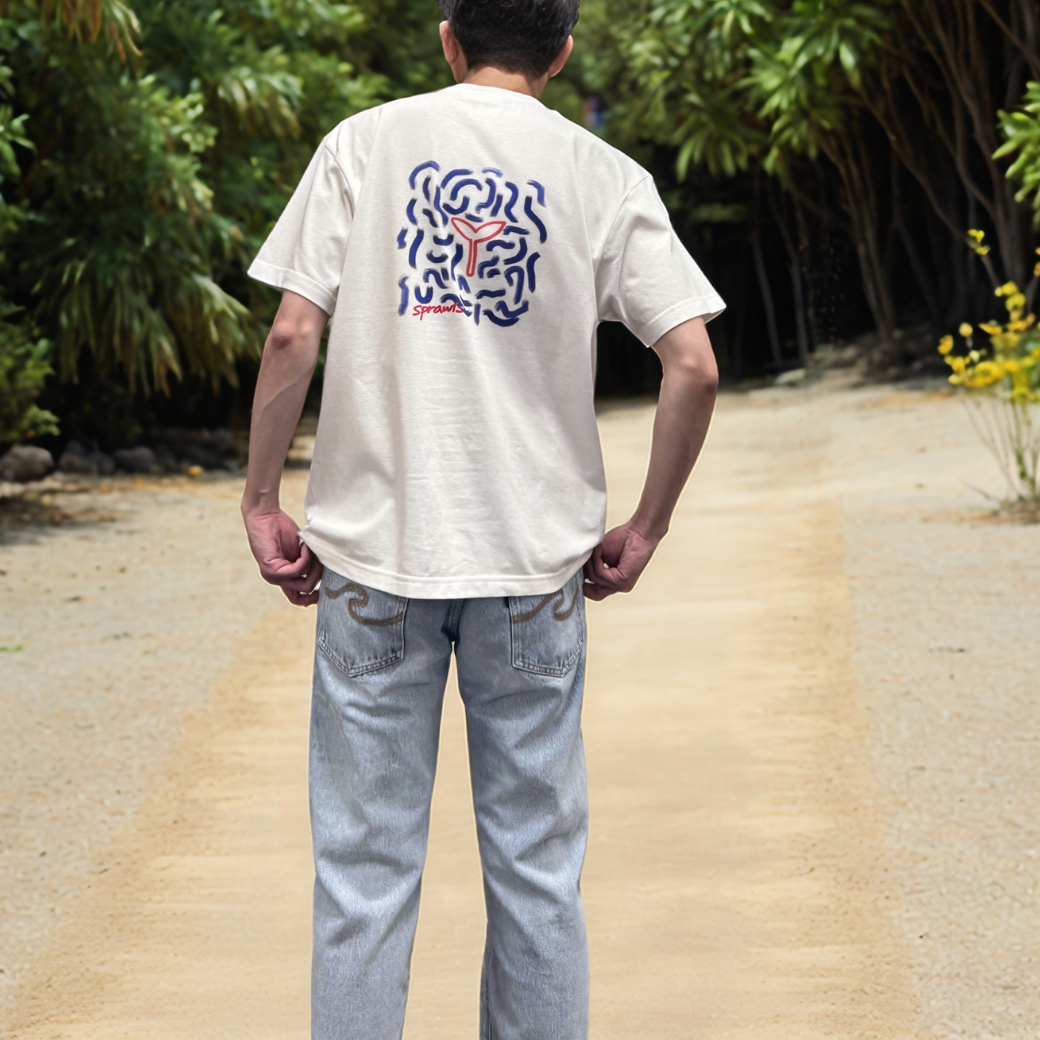 Wave and Leaf Tee SSL-577