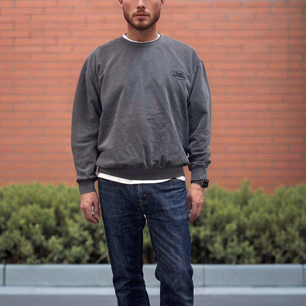 Dyed Crew Sweat SSL-581 – SPRAWLS