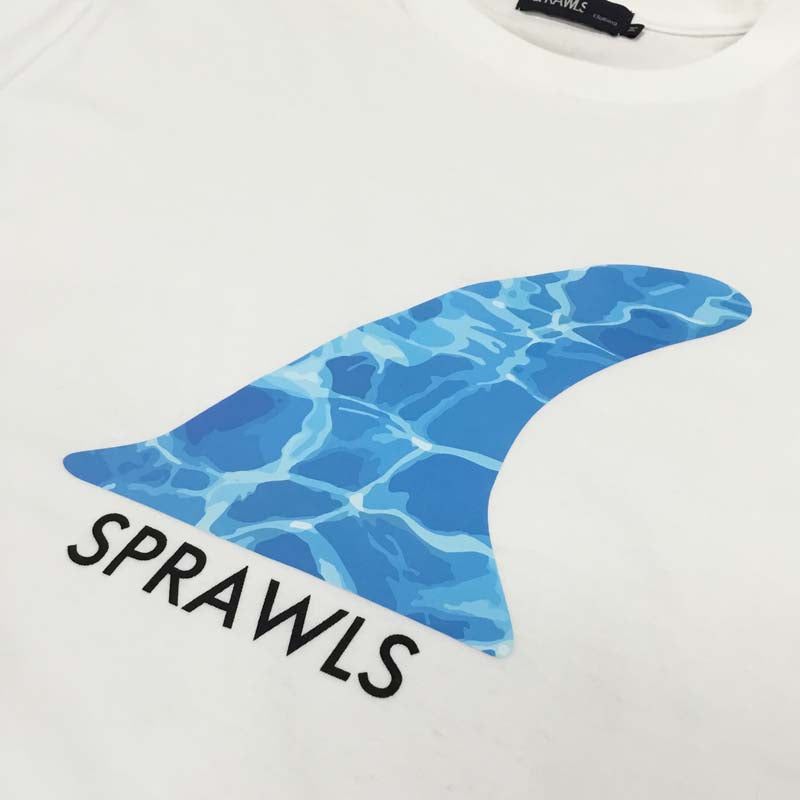 デザインTシャツ　フィン　波