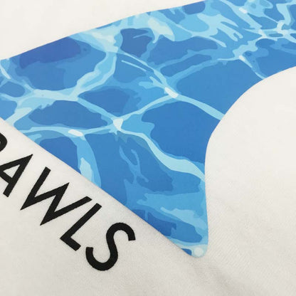 デザインTシャツ　フィン　波