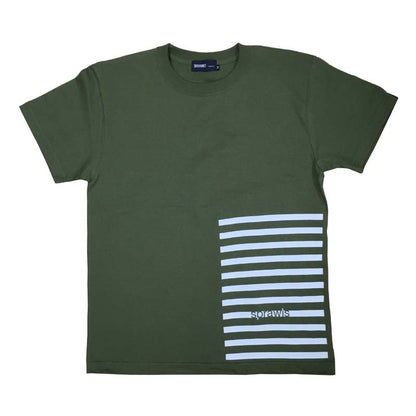 ボーダープリント　デザインTシャツ