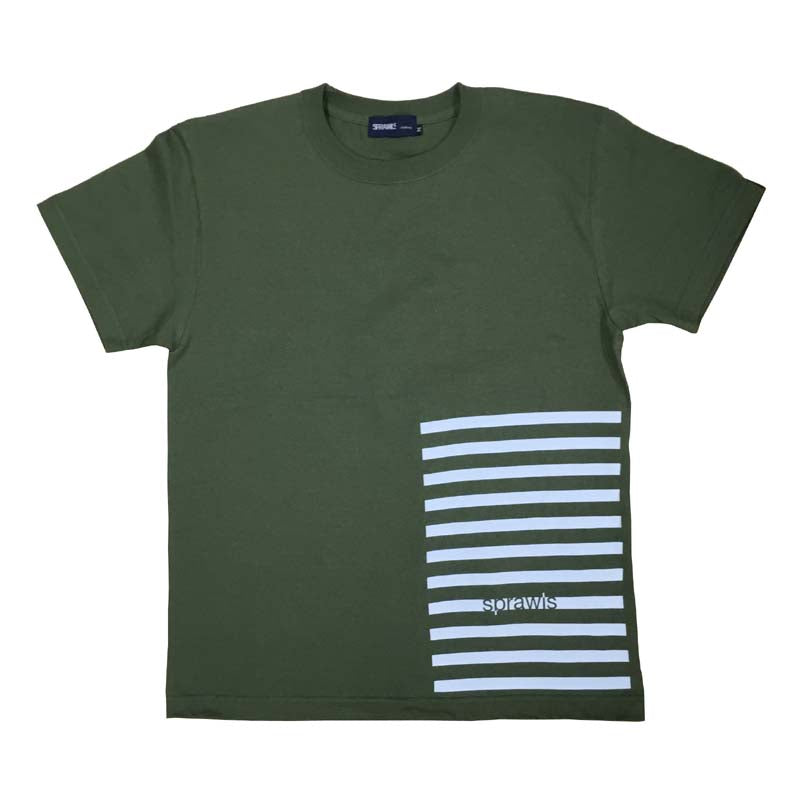 ボーダープリント　デザインTシャツ