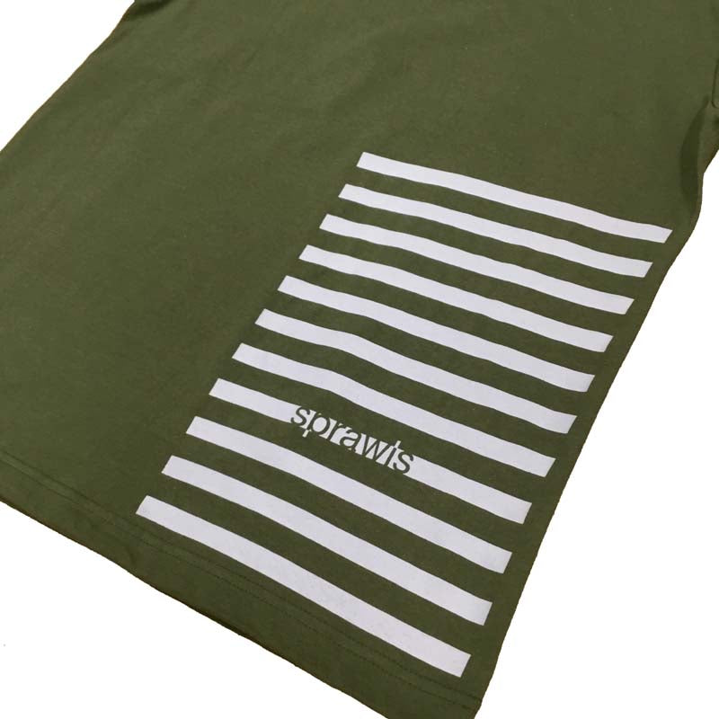 ボーダープリント　デザインTシャツ