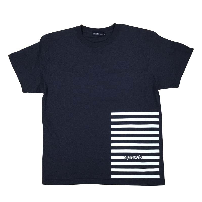 ボーダープリント　デザインTシャツ