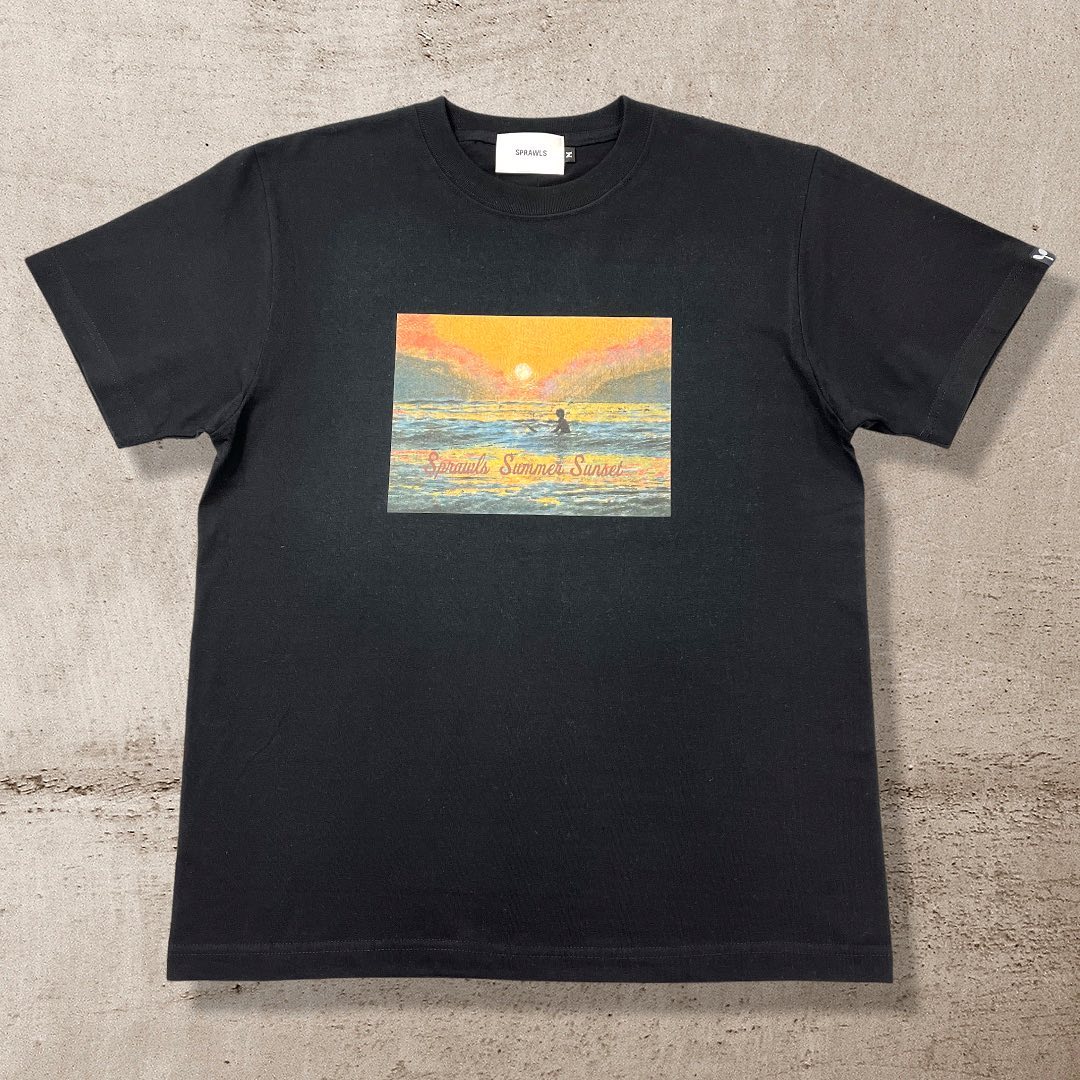 Sunset graphic Tee 5.6oz SSL-492