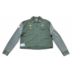 [ Re Cut Supply ] Olive Shirt Jacket