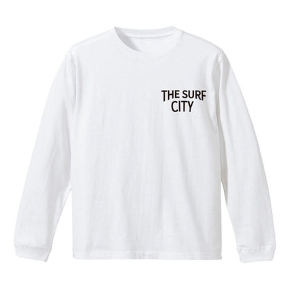 Surfboard logo long Tee 5.6oz SFL-429