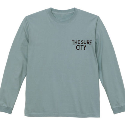 Surfboard logo long Tee 5.6oz SFL-429