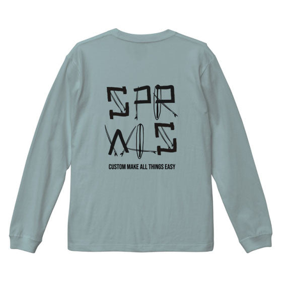 Surfboard logo long Tee 5.6oz SFL-429